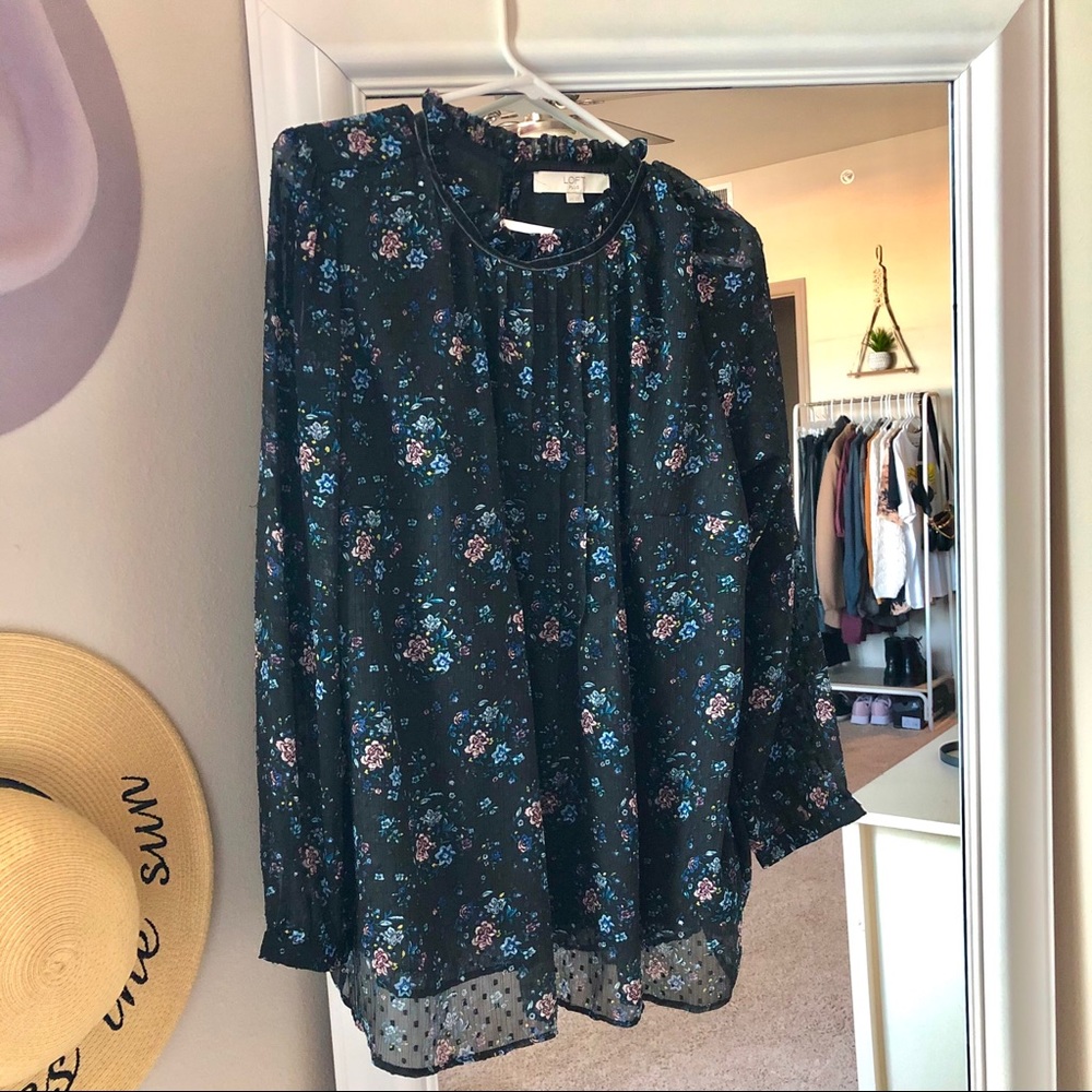LOFT Long Sleeve Blouse.
